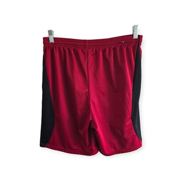 ProSpirit Active Sport Mens Shorts L Red Black Athletic Basketball - Picture 2 of 5